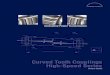 Curved Tooth Couplings High-Speed Series...DIN 3962 High quality standard in terms of concentri-city and balance quality Quenched and tempered alloy steel Crowned external gear teeth