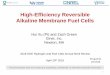High-Efficiency Reversible Alkaline Membrane Fuel CellsHigh-Efficiency Reversible Alkaline Membrane Fuel Cells Hui Xu (PI) and Zach Green Giner, Inc. Newton, MA 2019 DOE Hydrogen and