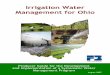 Irrigation Water Management for Ohio - USDAIrrigation Water Management for Ohio 1 IRRIGATION WATER MANAGEMENT FOR OHIO SECTION 1: INTRODUCTION Water Management Water management is