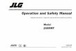 Operation and Safety Manual - JLG Industries Scissor Lifts...¢  Operation and Safety Manual Original