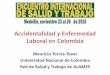 Accidentalidad y Enfermedad Laboral en Colombia · Accidentalidad y Enfermedad Laboral en Colombia Mauricio Torres-Tovar Universidad Nacional de Colombia Red de Salud y Trabajo de