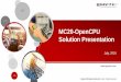 MC20-OpenCPU Solution Presentationread.pudn.com/downloads793/sourcecode/comm/modem/3132438/... · 2016-10-08 · solution provides RIL driver in user API layer, which makes software