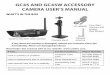 gc45 and gc45W accessory camera User’s manUal...gc45 and gc45W accessory camera User’s manUal What’s in the Box GC45 or GC45W video camera Camera stand AC adapter Four Wall Anchors