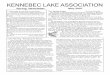 Spring Newsletter May 2007 - kennebeclake.ca · Spring Newsletter May 2007 Lake Planning - Managing for Beauty Lake Planning is not just making technical measure- ... amphibians to