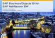BI for SAP NetWeaver BW Introduction ... Typical Landscapes for SAP NetWeaver BW Not an exhaustive list