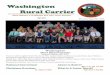 Washington Rural Carrier - WARLCA Fall 2017.pdf · Washington Rural Carrier Official Publication of the Washington Rural Letter Carriers’ Association Fall 2017 Front row (left to