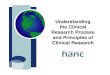 Understanding the Clinical Research Process and …Understanding the Clinical Research Process and Principles of Clinical Research, v1.0 2 Introduction This workshop will help those