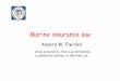 - slides prepared by Trine-Lise Wilhelmsen …...- slides prepared by Trine-Lise Wilhelmsen Scandinavian Institute of Maritime Law Overview o The main types of marine insurance o The