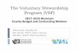 The Voluntary Stewardship Program (VSP)scc.wa.gov/wp-content/uploads/2017/07/2017-2019-VSP-Biennium-Budget-and-K-PPT.pdfVSP budget and county contracting for the 2017-19 biennium