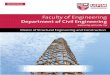 Master of Structural Engineering and Construction · mainly on structural design and analysis and two interesting courses on construction management. ... equations for predicting