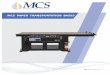 MCS PAPER TRANSPORTATION BASES · PDF file 2 MCS PAPER TRANSPORTATION BASES MCS PAPER TRANSPORTATION BASES 3 MCS Paper Transportation Bases MCS bases are designed specifically for