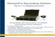StreamPix Recording Station...StreamPix Recording Station Up to 7.5 Gbytes/second • Long recording time. • Compatible GigE Vision, USB3.0, 10 and 25 GigE, Camera Link, CoaXPress,
