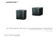 F1 Flexible Array Loudspeaker System - Bose Corporation · PDF file F1 Flexible Array Loudspeaker System . F1 Model 812 and F1 Subwoofer. Owner’s Guide. 2 - English Important Safety