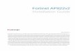 Fortinet AP822v2 Installation Guide - GfK Etilize · 4 Fortinet, Inc. - EULA v14 - September 2015 1. License Grant. This is a license, not a sales agreement, between you and Fortinet
