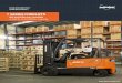 7 SERIES FORKLIFTS - doosanlift.com · Doosan Guardian Stability System (GSS) - Decreases travel speed (50%) when mast is raised . beyond the primary stage - Forward tilt is reduced