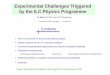 Experimental Challenges Triggered by the ILC Physics Programme · 2017-06-01 · Experimental Challenges Triggered by the ILC Physics Programme M. Winter (PICSEL team IPHC-Strasbourg)