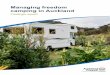 Managing freedom camping in Auckland · 2018-09-25 · approach for managing freedom camping. 2.2.1 Existing regulations The council’s legacy bylaws were developed under the Local