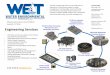 Engineering Services Wastewater Treatment · Recovery and Wastewater Treatment Industrial Wastewater Treatment & Reuse WET Continuous Cleaning Grease Trap (US Patent Pending Process)
