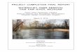 PROJECT COMPLETION FINAL REPORT WATERVLIET DAMS … · 2015-11-13 · PROJECT COMPLETION FINAL REPORT WATERVLIET DAMS REMOVAL PAW PAW RIVER, MICHIGAN ... a no-cost extension until