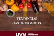 TENDENCIAS GASTRONOMICAS ... (Master Chef, Iron Chef, Top Chef, Chef¢´s Table) Canal de Televisi£³n