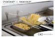 700XP 900XP accessories · electrolux 700XP 900XP accessories 3. f Fry top mode for gas burners and simple service f Use one on the 400 mm models, 2 on the 800 mm models and 3 on