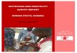 NUTRITION AND MORTALITY SURVEY REPORT BORNO STATE, Borno State is one of the thirty six states in the