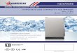 12-KG/26.5-LBS CAPACITY ICE MAKER - Omcan · PDF file model ic-cn-0012 max. production 20 kg/ 44 lbs. per day max. ice storage 12 kg/ 26.5 lbs ice shape cube electrical 115v / 60hz
