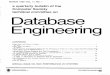 on Database Engineering - IEEE Computer Societysites.computer.org/debull/88MAR-CD.pdf · Database Engineering Builetin is a quarterly publication of the IEEE Computer Society Technical