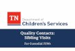 Quality Contacts: Sibling VisitsVisit was held in a home-like setting or other positive location. Visit included activities to engage the siblings in healthy/fun interaction. Children