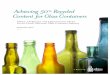 Achieving 50 Recycled Content for Glass Containersgpi.org/sites/default/files/GPI Recycled Content Report, September 2014.pdf · Glass Container Industry Average Cullet Use (December