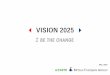 2025 VISION Articulating our aspirations for the Mitsui Fudosan Group based on the Group Statement, Vision and Mission GROUP STATEMENT • The Mitsui Fudosan Group aims to bring affluence