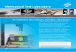 Mechanical Test LaboratoryStatic testing Our mechanical test laboratory can perform almost every mechanical test according to DIN, ASTM or AITM test standard. Also customer defined