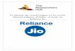 To identify the overall impact of Jio on the telecom ... · the telecom industry of India. With the base of 1.19 billion subscribers, the Indian telecom industry is the second largest
