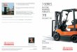 7-SERIES - Toyota Lift Equipment · 2016-06-13 · Just a glance tells you that the 7FB is distinctly different than any other electric forklift you have ever seen. And that difference