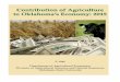 Contribution of Agriculture to Oklahoma’s Economy: 2015pods.dasnr.okstate.edu/docushare/dsweb/Get/Document-10832/E-1046... · Contribution of Agriculture to Oklahoma’s Economy: