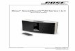 Bose SoundTouch TM 20 Series I & II - RiverPark · Bose® SoundTouchTM 20 Series I & II ... It is not stocked as a repair part. Refer to the next higher assembly for a replacement