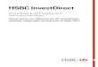 HSBC InvestDirect · 4 These HSBC InvestDirect Sharedealing and Investment Terms and Conditions (InvestDirect Terms) are made up of Sections 1 and 2 (the General Terms) and Section