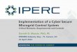 Implementation of a Cyber Secure Microgrid Control System · Implementation of a Cyber Secure Microgrid Control System . Darrell D. Massie, PhD, PE . SPIDERS Industry Day – Ft