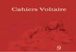 Les , revue annuelle de la Soci£©t£© Voltaire Cahiers Voltaire de travail et espace de r£©flexion, la