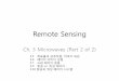 Remote Sensing - Jun Jijun.hansung.ac.kr/SI/notes/RS Lecture Notes 3(2 of 2)-new... · 2015-04-13 · •국지적사각의 개념이보여주듯이, 관측구도(viewing geometry)와표면의형