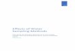Effects of Water Sampling Methods - The Institute of ... · 5667.5:1998 – Water quality—Sampling – Guidance on sampling of drinking water and water used for food and beverage
