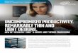 UNCOMPROMISED RODUCTIVITY.P REMAKABLY THIN AND … · Product Brief Mobile 10TH Gen Intel® Core™ U-Series and Y-Series Processors stream your favorIte PremIum uhd content ENTERTAINMENT