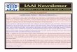 IAAI Newsletter SEPT 15 - I · Chennai at 1125 hours. The return flight would depart from Chennai at 1150 hours and reach Bengaluru at 1250 hours. At present, Air Pegasus offers flights