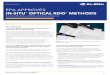 IN-SITU OPTICAL RDO METHODS · 2. Is there a difference between EPA approval for the RDO optical DO methods and EPA approval for other optical (luminescent) DO methods? Yes. This