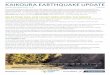 KAIKOURA EARTHQUAKE UPDATE - NZ Transport Agency · 04-08-2017  · KAIKOURA EARTHQUAKE UPDATE KAIKOURA EARTHQUAKE UPDATE – no. 28 4 August 2017 This weekly bulletin provides the