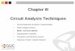 Chapter III Circuit Analysis Techniques - Electric...¢  Chapter III Circuit Analysis Techniques