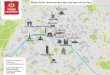 Mapa de los monumentos que hay que ver en París...TORRE EIFFEL ARC DE TRIUMFO OPERA GARNIER NOTRE DAME DE PARÍS CATACUMBAS MOULIN ROUGE SAGRADO CORAZÓN HOTEL DE LOS INVALIDOS TORRE