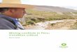 Mining conflicts in Peru: Condition critical · Mining conflicts in Peru: Condition critical | Oxfam America 4 Protests up and down Peru’s spine While the Yanacocha project continues