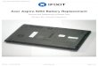Acer Aspire 5253 Battery Replacement Guides/Acer Aspire 5253 Battery... · Step 1 — Battery Turn the laptop over. Step 2 "Unlock" your battery by moving the switch as shown so that