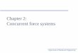 Chapter 2: Concurrent force systemsqiw4/Academic/ENGR0135/Chapter2.pdf · Department of Mechanical Engineering Characteristics of forces Force: Vector with magnitude and direction
